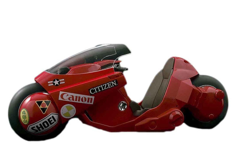 Bandai Soul Of Popinica Akira Project BM! Kaneda's Bike Revival Version Action Figure Red