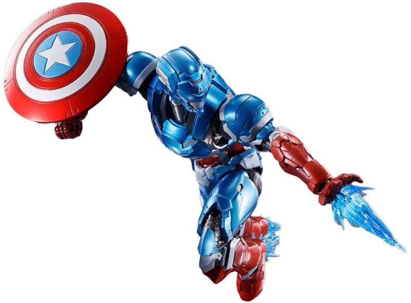 Bandai Spirits Marvel S.H. Figuarts Captain America Tech-On Avengers Action Figure
