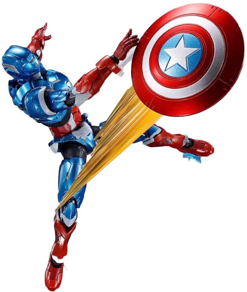 Bandai Spirits Marvel S.H. Figuarts Captain America Tech-On Avengers Action Figure