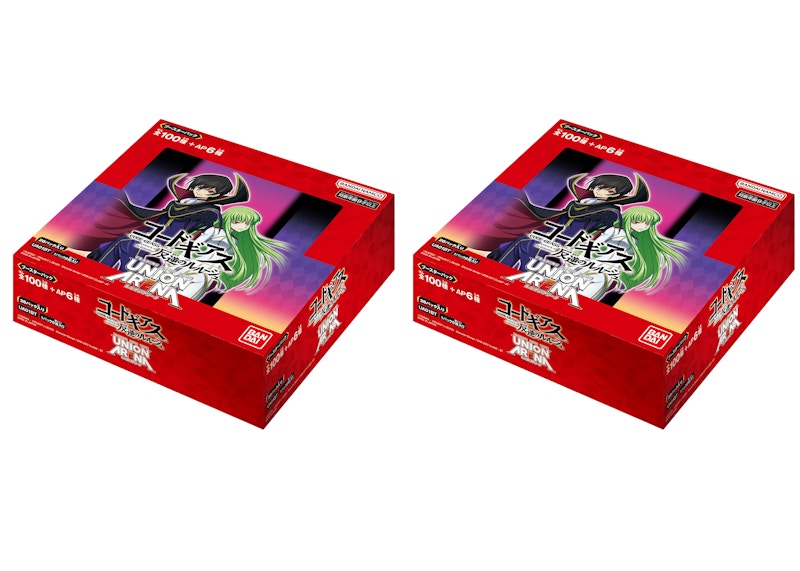 Bandai Union Arena Code Geass Lelouch Of The Rebellion Booster Box (Japanese) 2x Lot