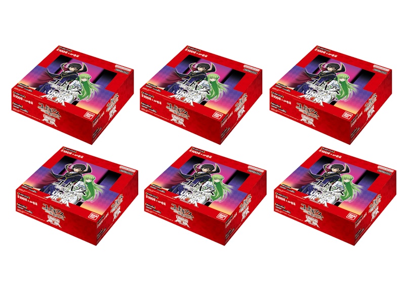 Bandai Union Arena Code Geass Lelouch Of The Rebellion Booster Box (Japanese) 6x Lot