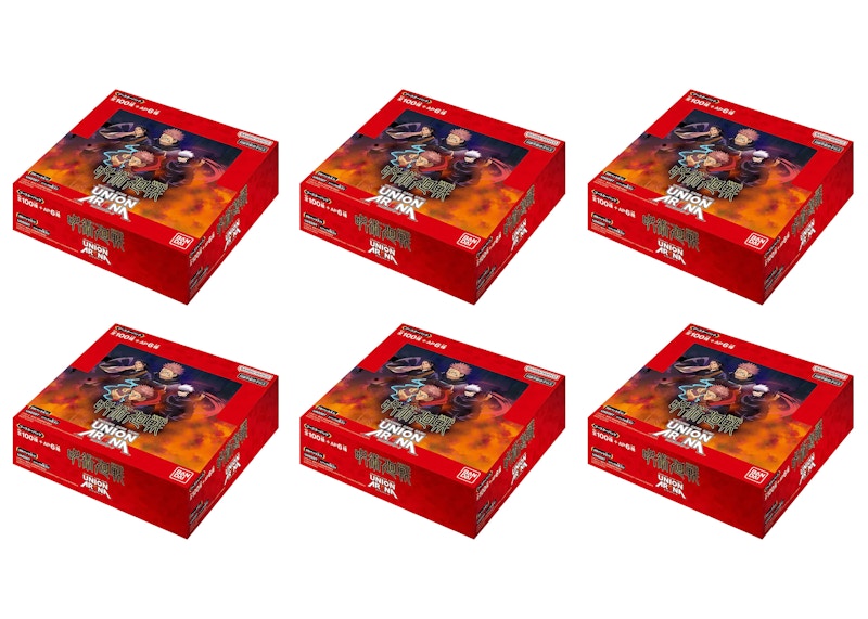 Bandai Union Arena Jujutsu Kaisen Booster Box (Japanese) 6x Lot