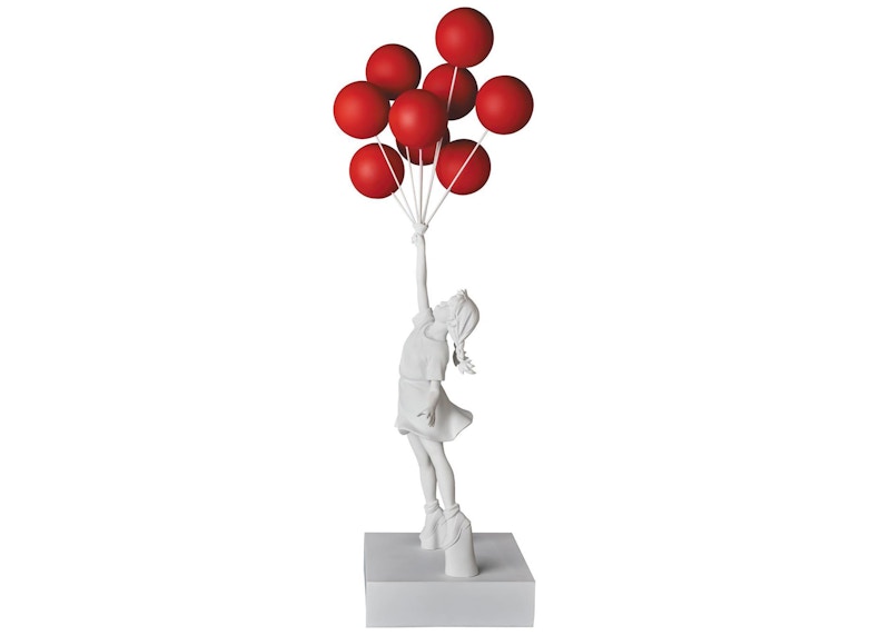 Banksy Balloon Girl Figure Red