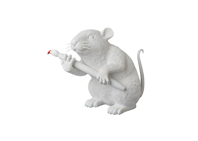 Banksy Love Rat Figure White