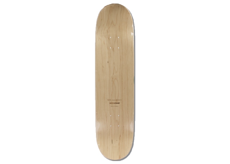 Banksy x Medicom Flower Bomber Skateboard Deck Brown