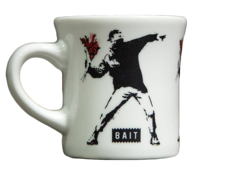 Banksy x Medicom x Bait Flower Bomber Mug