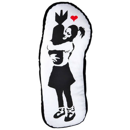 Banksy x Medicom x Sync Brandalism Bomb Hugger Plush Cushion