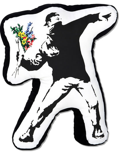 Banksy x Medicom x Sync Brandalism Flower Bomber Plush Cushion