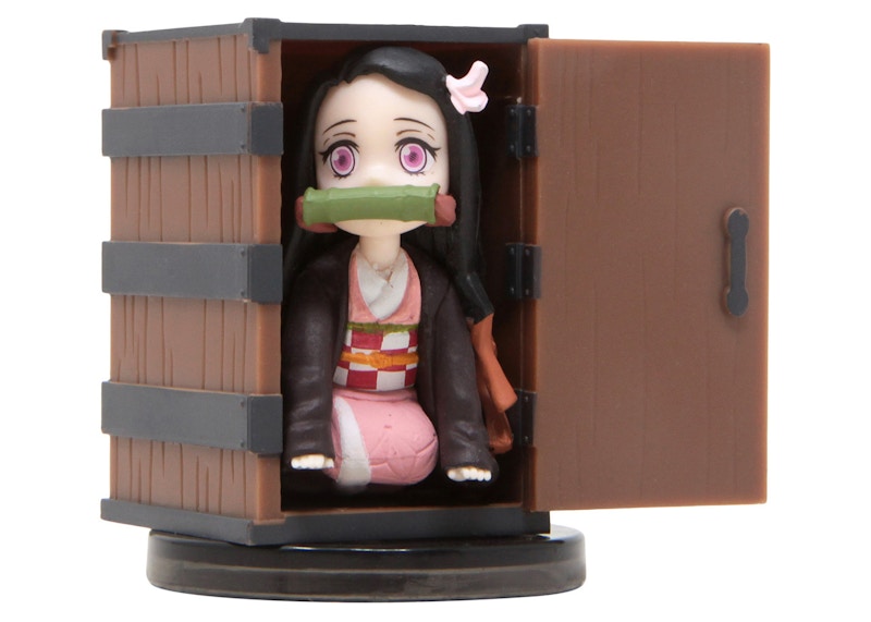 Banpresto Demon Slayer Kimetsu No Yaiba World Nezuko Kamado Collection 4 Box Nezuko Figure Brown