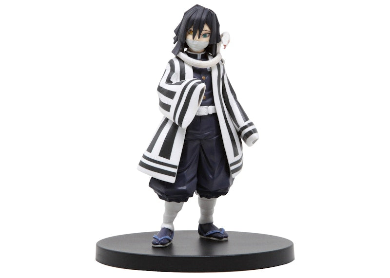 Banpresto Demon Slayer Kimetsu no Yaiba Figure Vol. 15 Obanai Iguro Figure Black & White