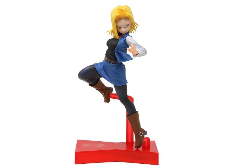 Banpresto Dragon Ball FighterZ Android Battle Android No. 18 Figure Blue