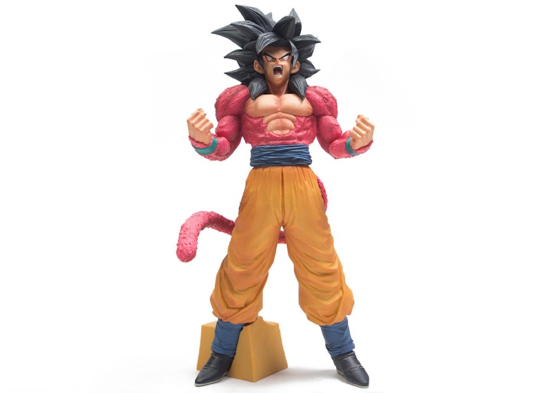Banpresto Dragon Ball GT Super Master Stars Piece Son Goku Super Saiyan IV The Brush Figure Pink