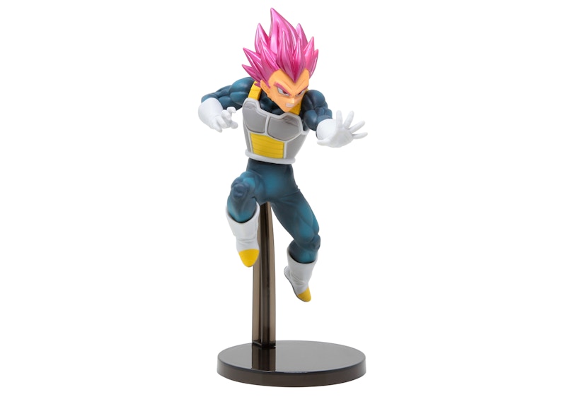 Banpresto Dragon Ball Super Chosenshi Retsuden II Volume 3 Super Saiyan God Vegeta Figure Pink