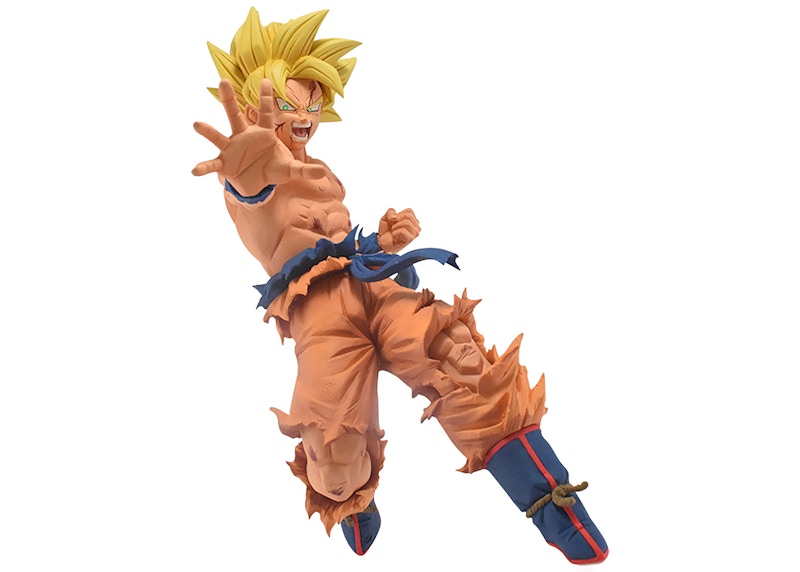 Banpresto Dragon Ball Super Drawn By Toyotaro!! Father-Son Kamehameha Super Saiyan Son Goku Figure Yellow