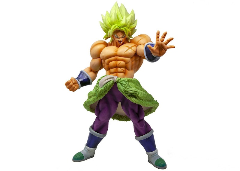 Banpresto Dragon Ball Super King Clustar Super Saiyan Broly Full Power Figure Green