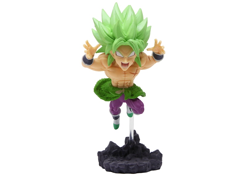 Banpresto Dragon Ball Super World Collectable Diorama Volume 4 C Super Saiyan Broly Full Power Figure Green