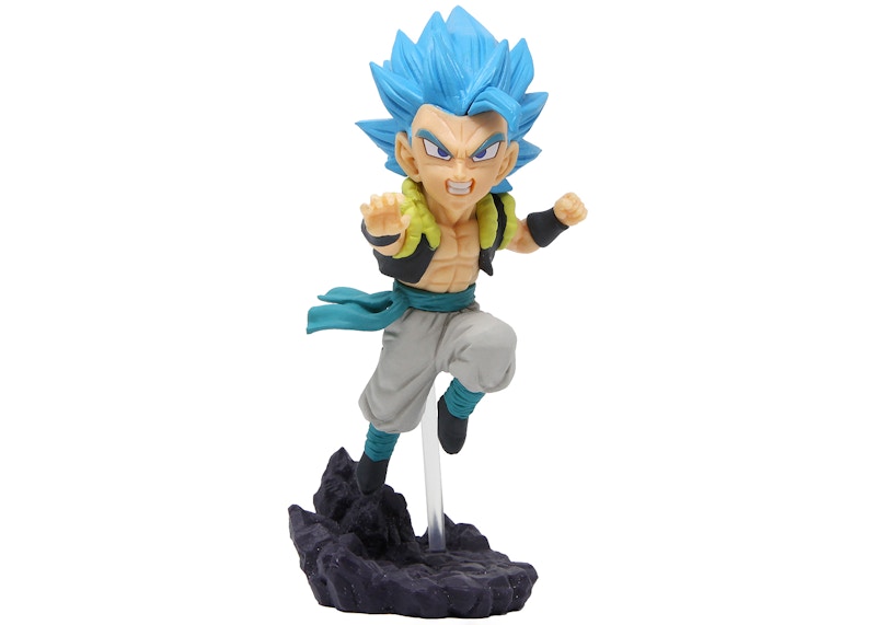 Banpresto Dragon Ball Super World Collectable Diorama Volume 4 D Super Saiyan Blue Gogeta Figure Blue