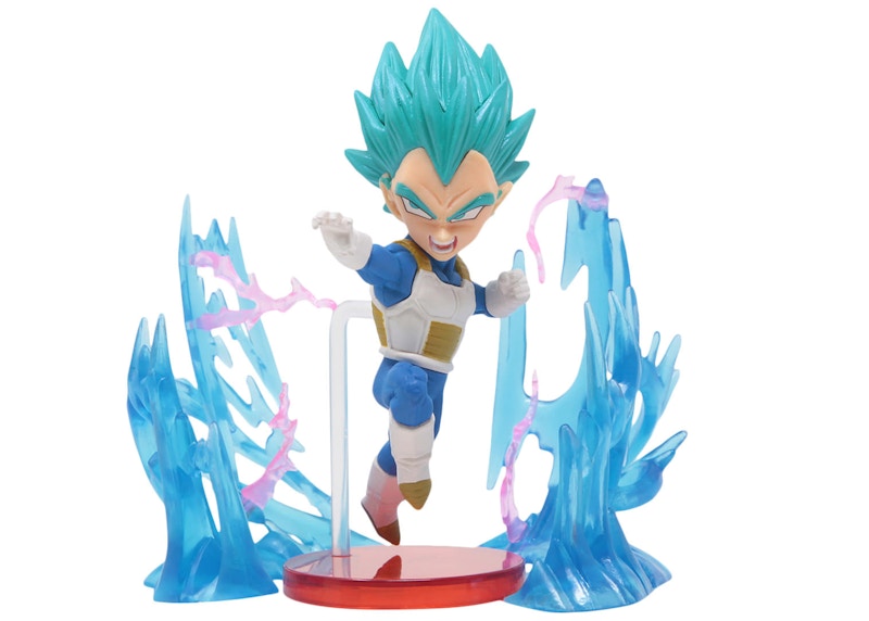 Banpresto Dragon Ball Super World Plus Effect 03 Super Saiyan God Super Saiyan Vegeta Figure Blue