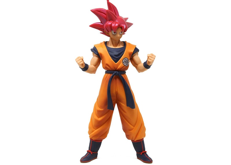 Banpresto Dragon Ball Super the Movie Chokoku Buyuden Super Saiyan God Son Goku Figure Pink