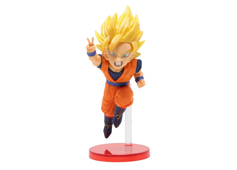 Banpresto Dragon Ball Z Dokkan Battle 5th Anniversary World 2 Super Saiyan 2 Son Goku Figure Orange