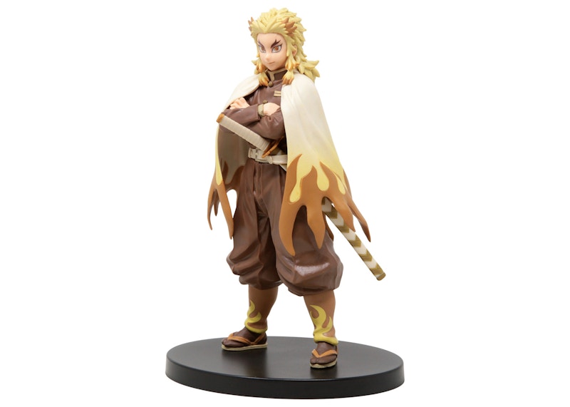 Banpresto Kimetsu No Yaiba Volume 11 Kyojuro Rengoku Figure Brown