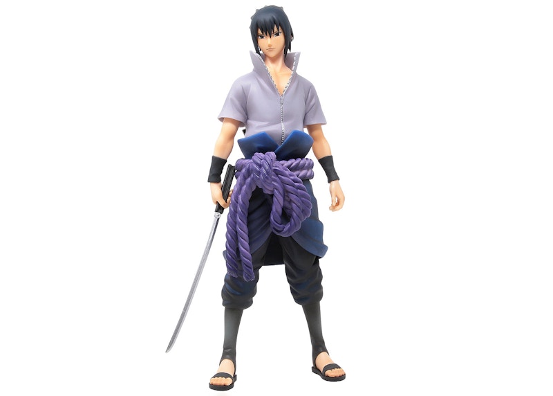 Banpresto Naruto Shippuden Grandista Nero Uchiha Sasuke Figure Purple