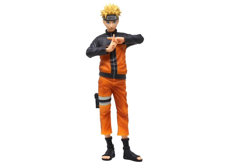 Banpresto Naruto Shippuden Grandista Nero Uzumaki Naruto Figure Orange