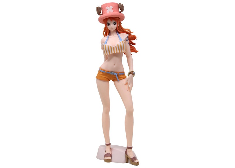 Banpresto One Piece Sweet Style Pirates Nami B Variant Color Version Figure Pink