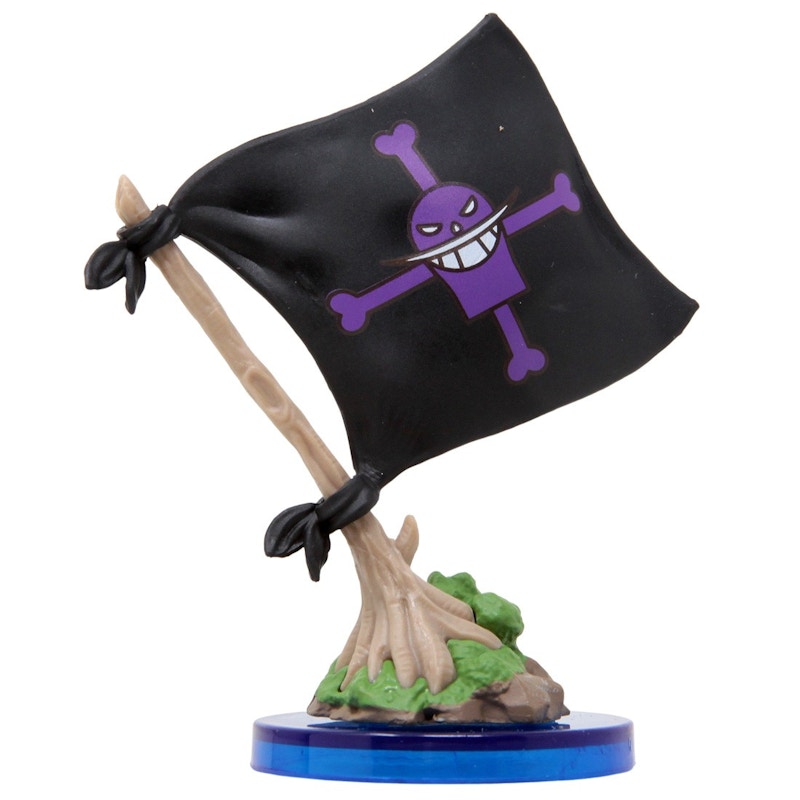 Banpresto One Piece World Collectable Wanokuni Kaisouhen Vol. 3 Whitebeard Pirate Flag Figure Black