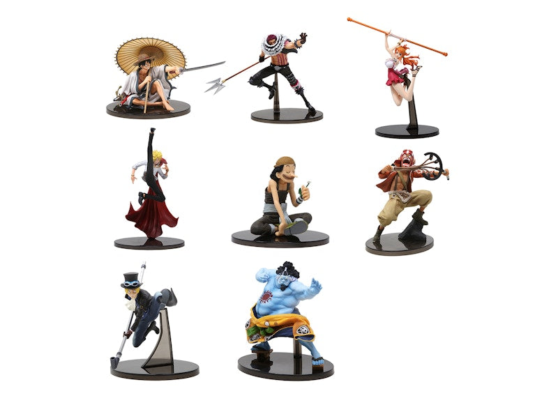 Banpresto One Piece World Colosseum 2 Set Of 8 Figures Multi