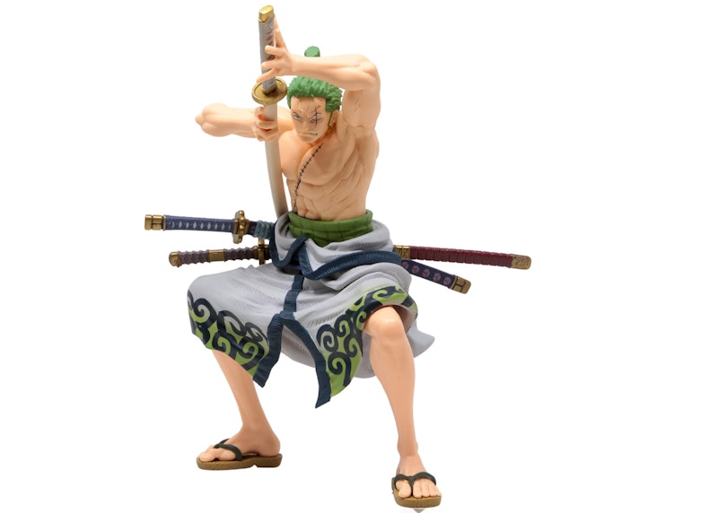 Banpresto One Piece World Colosseum 3 Super Master Stars Piece The Roronoa Zoro The Original Figure Green