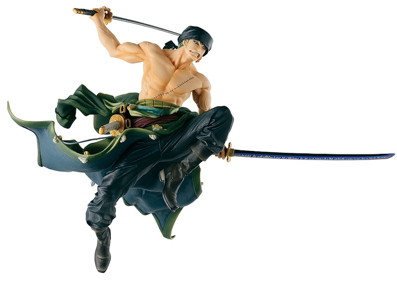 Banpresto One Piece World Colosseum Volume 1 Roronoa Zoro Figure Re-Run Figure Green