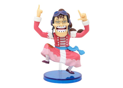 Banpresto One Piece World The Great Pirates 100 Landscapes Vol. 5 Scratchmen Apoo Figure Pink