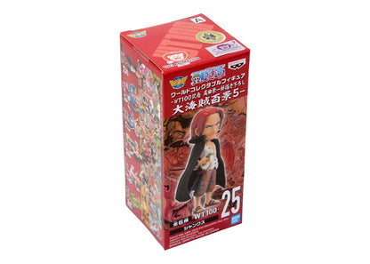 Banpresto One Piece World The Great Pirates 100 Landscapes Vol. 5 Shanks Figure Red