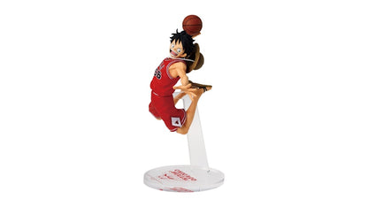 Banpresto One Piece x Nba Master Stars Piece The Monkey.d.luffy Figure Chicago Bulls