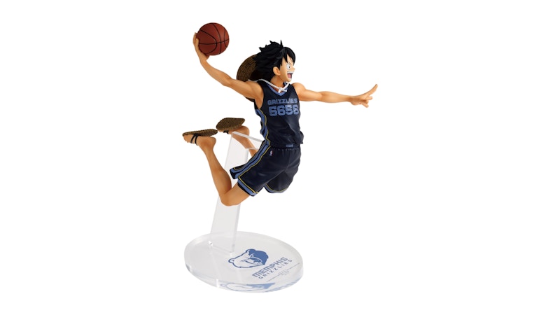 Banpresto One Piece x Nba Master Stars Piece The Monkey.d.luffy Figure Memphis Grizzlies