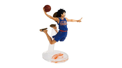 Banpresto One Piece x Nba Master Stars Piece The Monkey.d.luffy Figure New York Knicks