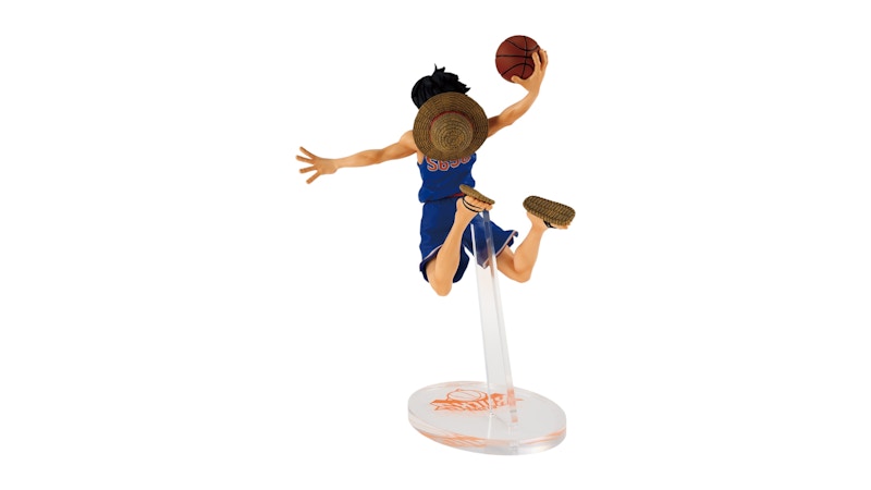 Banpresto One Piece x Nba Master Stars Piece The Monkey.d.luffy Figure New York Knicks