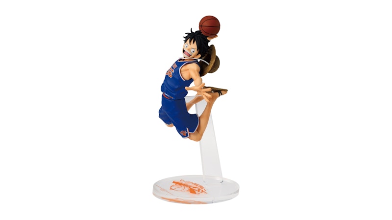 Banpresto One Piece x Nba Master Stars Piece The Monkey.d.luffy Figure New York Knicks