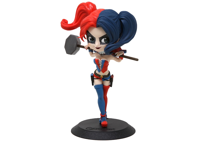 Banpresto Q Posket DC Comics Harley Quinn Version B Figure Red & Blue