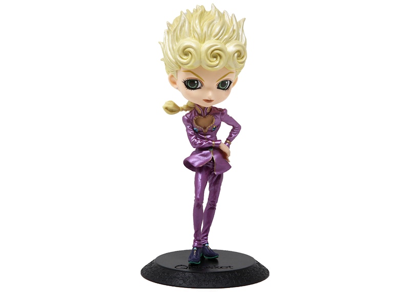 Banpresto Q Posket JoJo's Bizarre Adventure Golden Wind Giorno Giovanna Version B Figure Purple