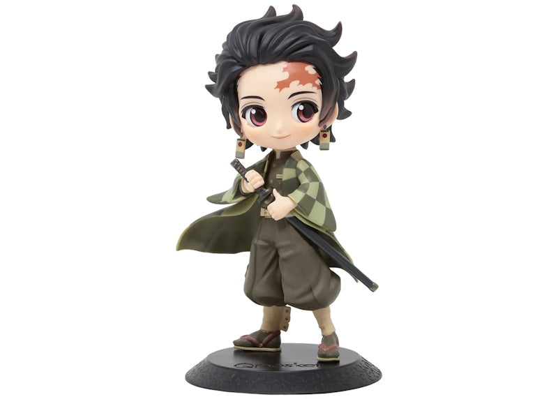 Banpresto Q Posket Kimetsu No Yaiba Tanjiro Kamado Version B Figure Olive