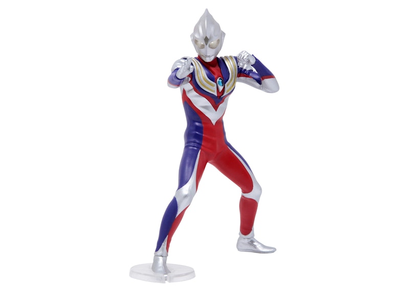 Banpresto Ultraman Tiga Hero's Brave Statue A Ultraman Tiga Figure Silver