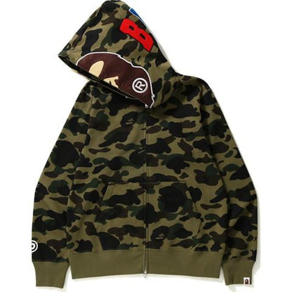 BAPE 1st Camo 2nd Ape Hoodie Green