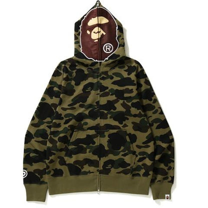 BAPE 1st Camo 2nd Ape Hoodie Green
