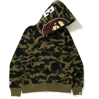 BAPE 1st Camo 2nd Ape Hoodie Green