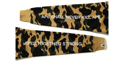 BAPE 1st Camo ATS Pullover Hoodie Yellow