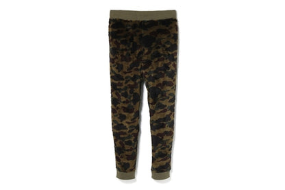 BAPE 1st Camo Boa Pants Green