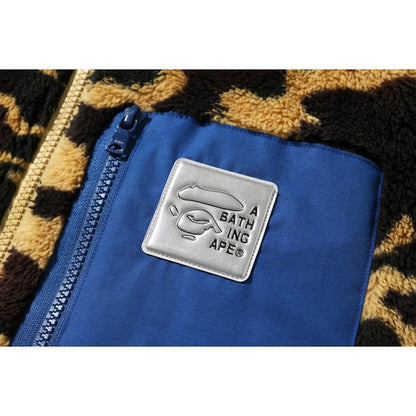 BAPE 1st Camo Boa Wide Full Zip Hoodie Yellow