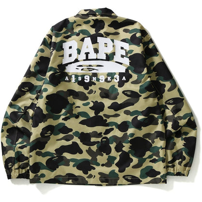 BAPE 1st Camo Coach Jacket Jacket Yellow